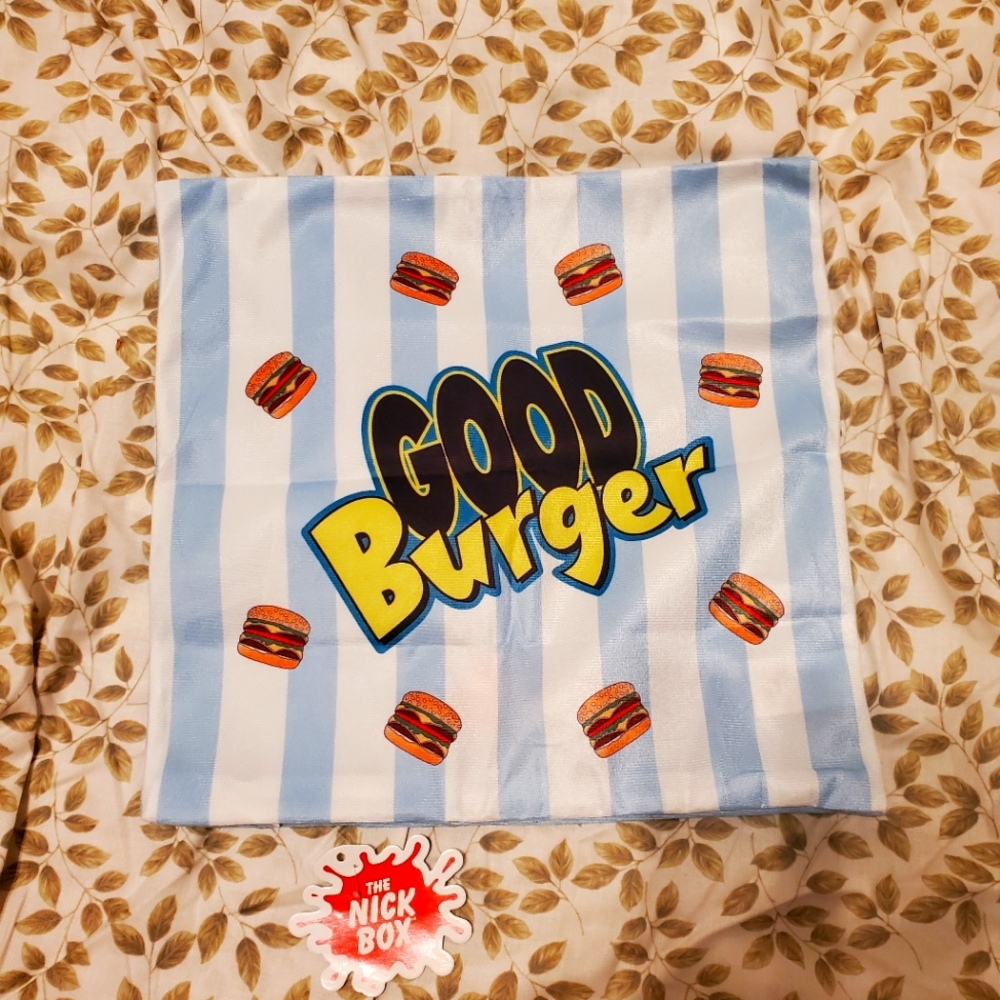 Good Burger Square Pillow Case Nick Box Exclusive